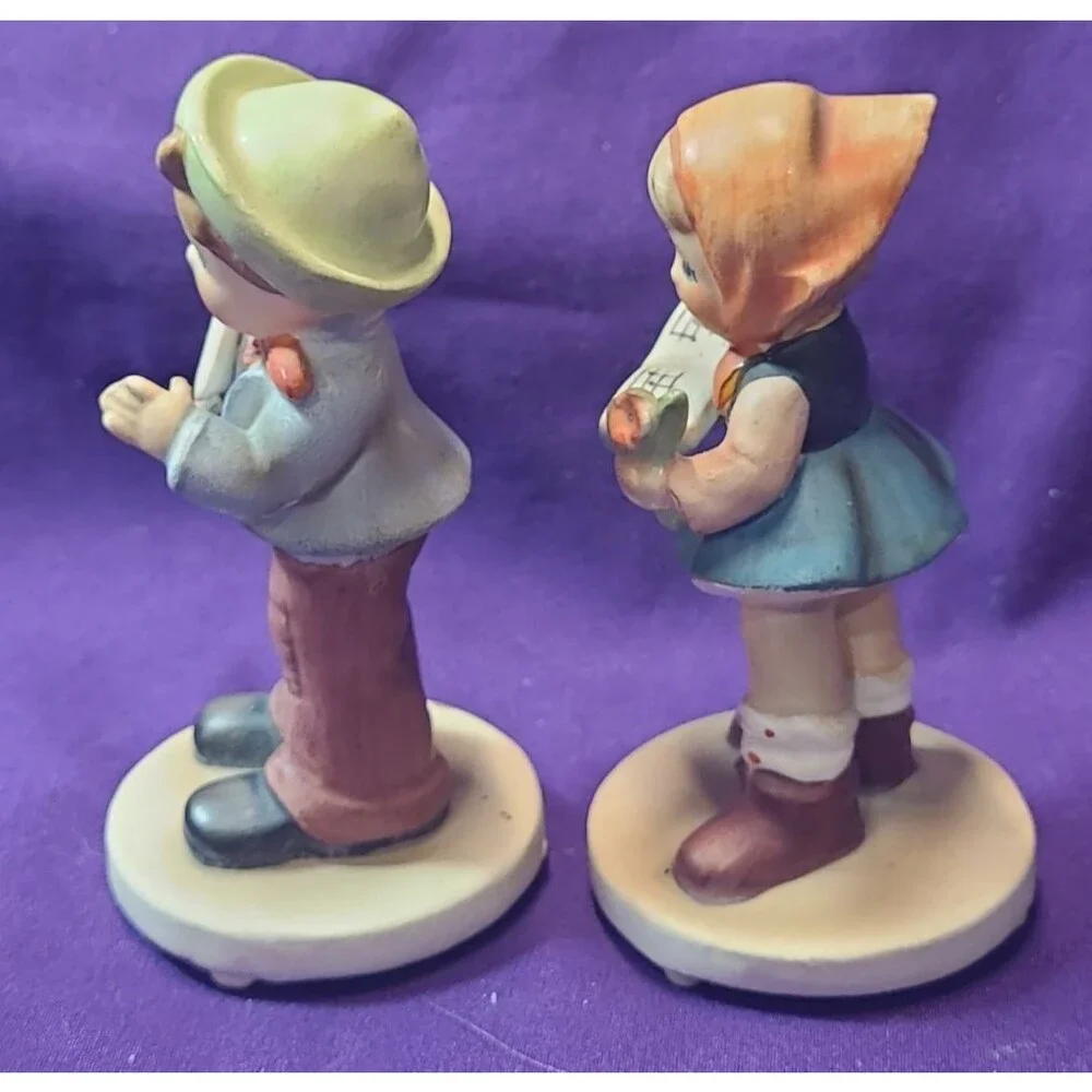 VTG Inarco 1964 Set Boy & Girl Figures E-1608 Japan 3 1/2” Tall
